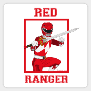 Jason Red Ranger Sticker